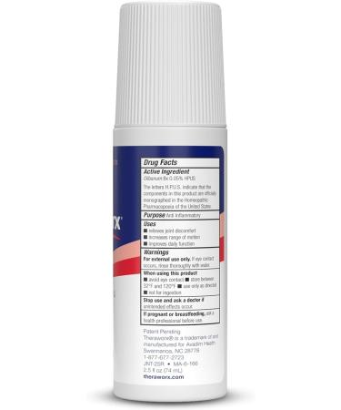 Theraworx Fast-Acting Joint Relief Roll-On - 2.5 Oz (Pack of 2) | Discomfort & Inflammation Relief | International Shipping Available - Buy Online on GoSupps.com