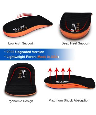 Plantar Fasciitis Heel Cup for Women and Men - Max Shock Absorption Inserts for Heel, Knee, and Back Pain Relief (Yellow Pad) - Size W 6-11.5 / M 4.5-9.5 - Color 1 - Buy Online on GoSupps.com