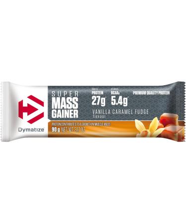 Dymatize Super Mass Gainer Bar Vanilla Caramel Fudge - Weight-Gainer bar + proteins - Buy Online on GoSupps.com