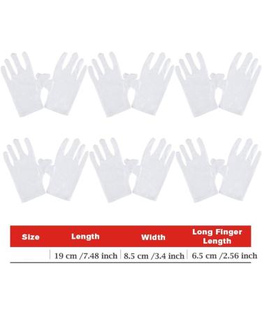 40 Pcs White Cotton Work Gloves Inspection Jewelry Dry Hand Moisturizing Gloves for Men Women - Buy Online on GoSupps.com