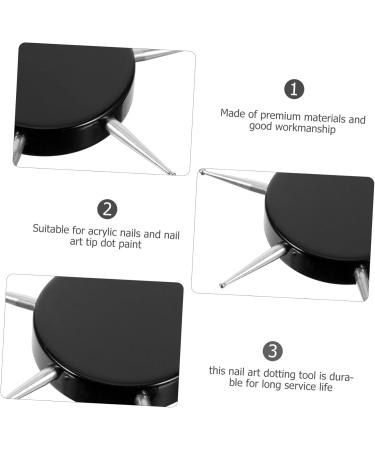 Housoutil Nail Art Drill Pen Circular Nail Dotting Tool Circular Dotting Tool Nail Tools Dotting Tools Gemstone Nail Art Tool Nail Rhinestone Pen Miss Multifunction Stainless Steel Pencil - Buy Online on GoSupps.com