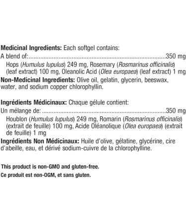 Metagenics - Kaprex - Natural Calm Support with Hops Rosemary Leaf extract and Oleanolic Acid - 60 Softgels - Buy Online on GoSupps.com