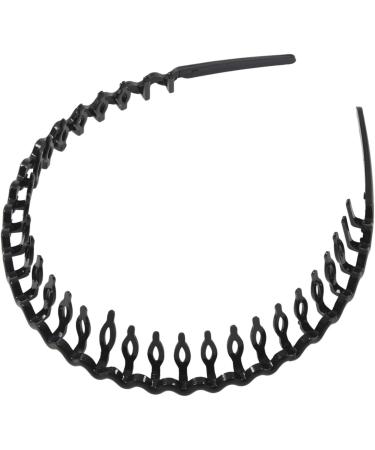 YIZAN (R) Plastic Teeth Comb Hairband Hair Hoop Headband Black for Woman - Buy Online on GoSupps.com