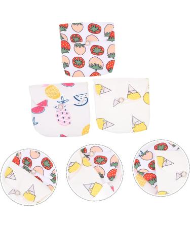 3pcs Healeved Napkin Storage Bag Set - Portable Hygiene & Makeup Pouch for Travel - Buy Online on GoSupps.com