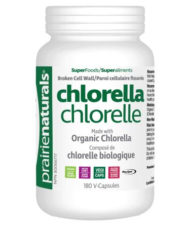 Prairie Naturals Organic Chlorella Broken Cell Wall Vcaps - 180 Count