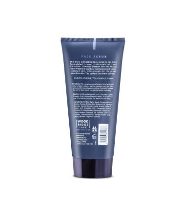 Men's Grooming Caffeine & Charcoal Daily Face Scrub - Exfoliate Moisturize & Cleanse - Gentle for Sensitive Skin - Paraben & Cruelty Free - USA Made 6 oz - Buy Online on GoSupps.com