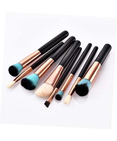 FRCOLOR 8pcs Makeup Brush Kit - Wooden Handle & Bamboo Foundation Brush for Flawless Beauty - Buy Online on GoSupps.com