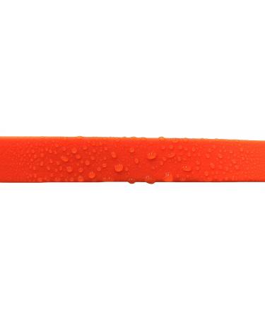 Terrified Biothane Dog Leash | 16mm Width for Medium/Large Dogs | 3m 5m 10m 15m Options | Neon Orange No Hand Loop - Buy Online on GoSupps.com