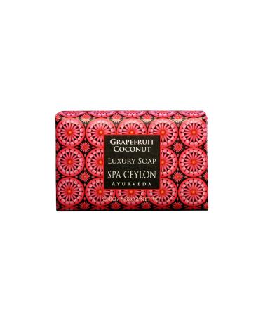 SPA CEYLON GRAPEFRUIT COCONUT Luxury Soap | Citrus Fruit Oil Blend | Hydrating | Softens skin | Paraben Free | 100% Vegetarian | Suitable for all skin types