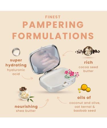 Cath Kidston Peach Lip Balm 6 g and Compact Mirror Uplifting Essential Oils Travel Size Fits In A Handbag Cruelty Free and Vegan Friendly Beauty Gift For Her Carnival Parade Collection - Buy Online on GoSupps.com