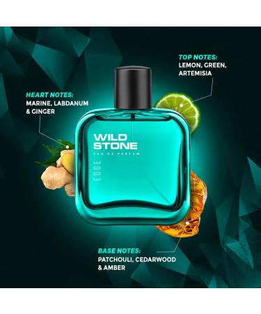 Wild Stone Edge EDP Premium Perfume for Men 100 Ml | Long-lasting Eau De Parfum | Luxury Fragrances | Fragrance for Modern Lifestyle | Ideal Gift For Him | Premium Scent For Men - Buy Online on GoSupps.com