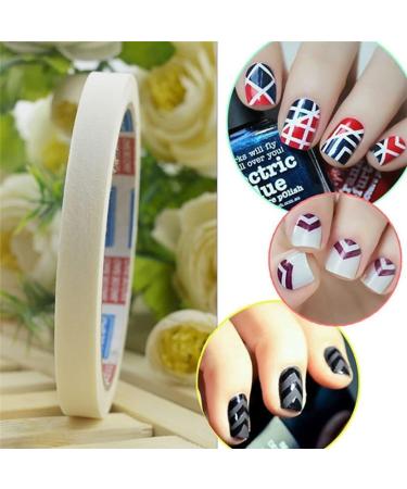 1 Roll Nail Tape Strips Nail Art Tape Nail Art Adhesive Tape Nail Art Tips Guide Creative DIY Nail Art Supplies Convenient Nail Sticker Manicure Tools - Buy Online on GoSupps.com