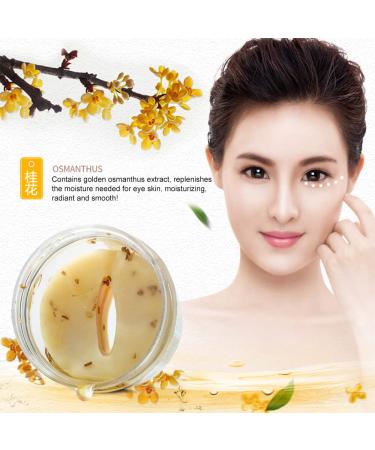 80PCS Gold Osmanthus Eye Mask - Anti-Aging Hydrating Pads for Dark Circles Puffiness & Eye Care with Collagen & Hyaluron - Buy Online on GoSupps.com