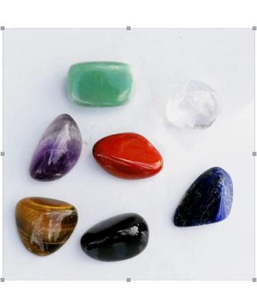 Natural Crystal Rough 7pcs Natural Crystal Seven Amethyst Geode Gift Crushed Stone Rough Polished Large Particles Stone Set Home Decoration Full of Texture 7pcs With Bag - Buy Online on GoSupps.com