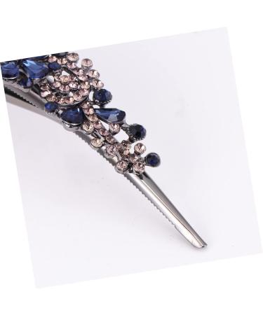 Beaupretty 1pc Crystal Styling Thick Stylish Beak Dark Women with for Hairpins Barrettes Alligator Accessories Jewelry Girl Elegant Bridal Girls Wedding Hair Delicate Hairpin Large - Buy Online on GoSupps.com