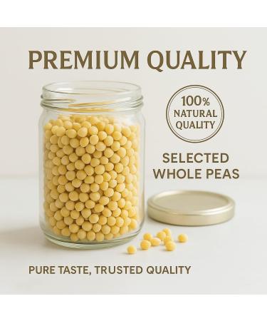  GiDeli GiDeli Dried Yellow Peas Bucket 1kg Unpeeled High Protein High Fibre Vegan No Additives for Soups Stews Soups Goulash Salads and Puree - Buy Online on GoSupps.com