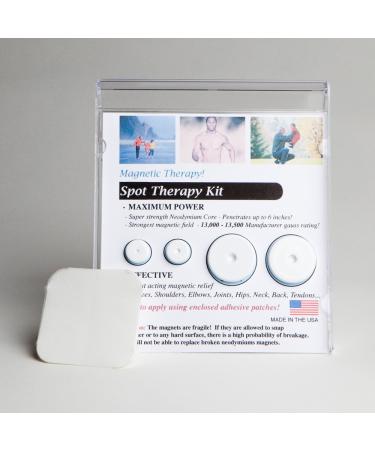 ProMagnet Magnetic Therapy Spot Magnets Over 13,000 Gauss - Contains 4 Powerful Magnets. Made in USA