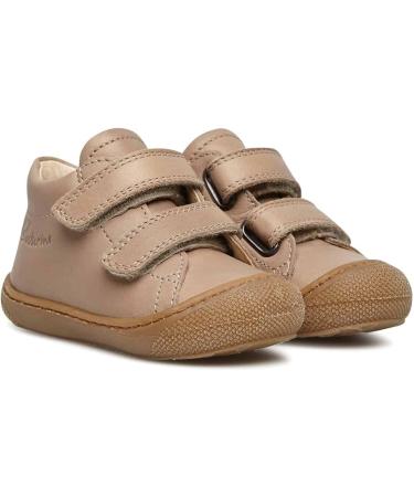 Naturino Cocoon VL Leather First Steps Shoes - 4 UK - Platinum Military - Buy Online on GoSupps.com