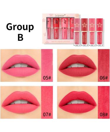 INTEROOKIE Makeup Matte Lipstick Set Nonfading lip glaze natural and longlasting coverage B - Buy Online on GoSupps.com
