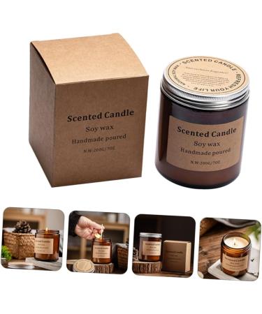 YEERCO Amber Scented Candle - Soy Wax Christmas Candle for Relaxation Meditation & Gifting | Romantic Votive Decoration - Buy Online on GoSupps.com