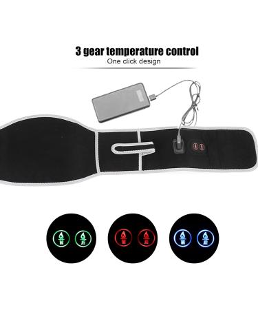 Comfier Electric Heating Pillow & Belt - Carbon Fiber Pain Relief & Heat Massage for Back Waist & Belly - Buy Online on GoSupps.com