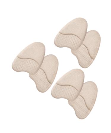 NOLITOY 3 Pairs Front pad Metatarsal Foot Pads Forefoot pad Fore Foot pad Shoe Inserts Floor mat Half Palm Rest Front feet Non-Slip high Heels Flannel Sole pad Comfortable
