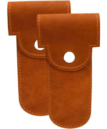 Angoily Leather Razor Case - 8 Stk Men's Razor Accessories & Protective Storage Bag - Buy Online on GoSupps.com