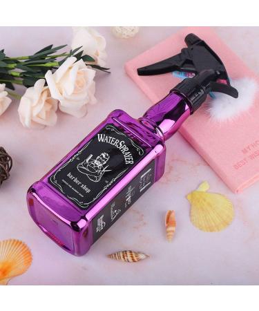 ANGGREK Hair Spray Bottle Hairdressing Barber Spray Bottle Whisky Squirt Bottle Mist Salon Hair Tools Home Gardening Water Sprayer 500ml/16.9oz (Purple) - Buy Online on GoSupps.com
