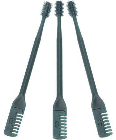 TITADONG 3Pcs Manual Nose Hair Trimmer 360 Degree Rotating Sharp Unisex Nose Hair Trimmer Double Head Nostril Cleaning Safety Protected Nose Hair Blade Dark Green - Buy Online on GoSupps.com