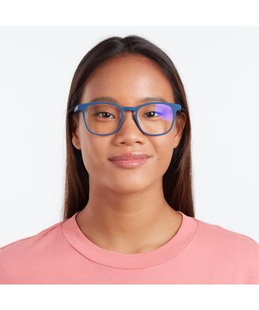 Buy BARNER Dalston Blue Light Glasses | Anti-Blue Light Filter for Men & Women | Navy Blue | International Shipping Available - Buy Online on GoSupps.com
