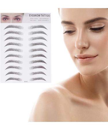 FOMIYES 4 Pcs 3d Eyebrow Stickers Make up Kits Imitation Eyebrow Sticker Eyebrow Trimming The Lazy Woman - Buy Online on GoSupps.com