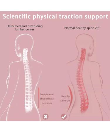 Back arch stretcher Lower Back MassagerErgonomic Massage Traction Board Nonslip 3 Levels Adjustable for Muscle Relaxation Men Women Athletes Pink - Buy Online on GoSupps.com