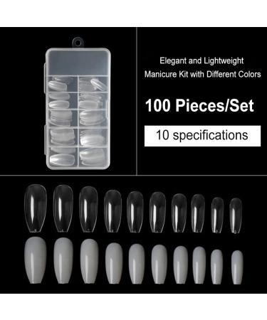 Dajidafu 1 Set False Nail Fashionable Fine Workmanship Unique Design Easy Installment Long Service Life Magnificent Manicure Kit Natural Color - Buy Online on GoSupps.com
