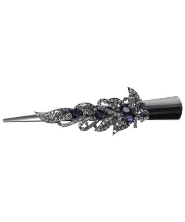 minkissy Rhinestone Barrettes for Women Rhinestone Hair Barrette Hair Barrettes for Women Fine Hair Fancy Barrettes for Women's Hair Crystal Metal Clip Mother