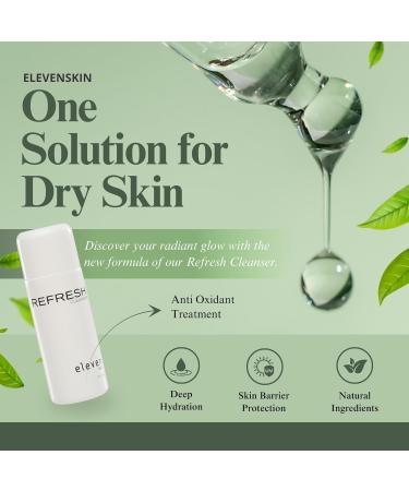 Elevenskin Refresh Antioxidant Facial Cleanser and Sun Rescue Daily Tinted Moisturizer SPF 40 Bundle Hydrating Gel Face Wash & Collagen Vitamin C Sunscreen Set for All Skin Types 2-Piece Kit - Buy Online on GoSupps.com