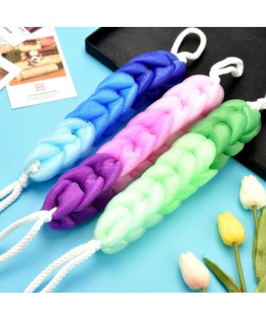 Back Sprobe Body Exfoliating Sponge - Elastic Braided Shower Accessory for Smooth Skin - Buy Online on GoSupps.com
