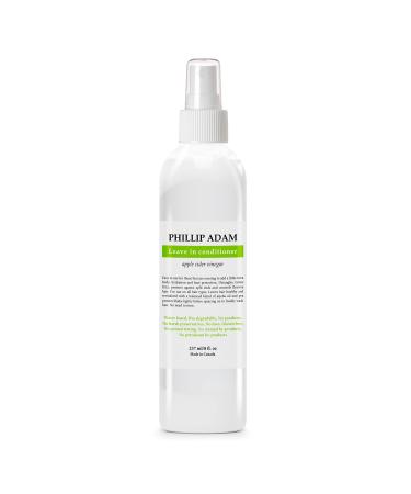 Phillip Adam Leave In Conditioner for All Types of Hair - Hydrates Detangles Controls Flyaways & Protects Against Heat - Made With Natural Based Ingredients - 8 fl. oz