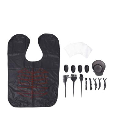 Set Hair Color Kit Hair Salon Cape Hair Coloring Clips Haircut Apron Hair Dye Shawl Hair Tinting Bowl Hair Dye Tools Hair Dye Kit Hair Tint Brush Supplies