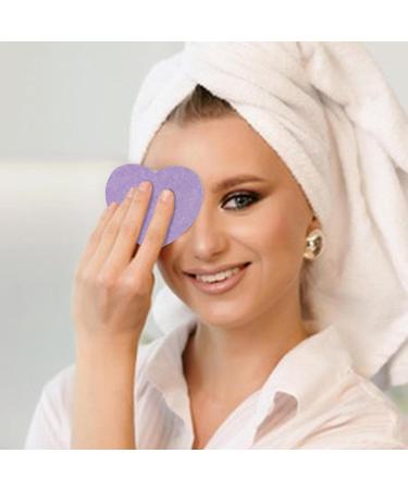 20 Face Sponges for Cleansing | Heart Shape Compressed Sponges for Facial Cleansing | Face Scrub Sponge for Facial Cleansing Exfoliate Masque Makeup Removal Yellow - Buy Online on GoSupps.com