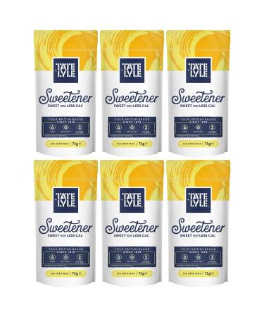 Tate & Lyle Sweetener Pouch 75g (6 Pack)