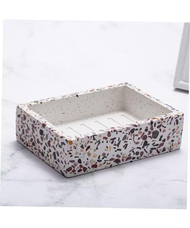 Ciieeo 2 Pcs Box Soap Box Draining Soap Dish Shower Soap Holde Shower Soap Case Bedroom Decoration Bed Room Decor Resin Soap Case Bath Soap Holder Soap Holder for Bathroom Drain Rack Sink - Buy Online on GoSupps.com