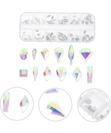 COHEALI 1 Box Diy Diamond Nail Art Set Nail Salon Decor Diy Charms Nail Charms Manicure Decoration Nail Art Embellishment Nail Rhinestones Decor Nail Decors Girl Supplies Metal - Buy Online on GoSupps.com