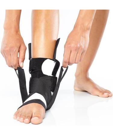 BioSkin TriLok Ankle Brace for Women & Men - Plantar Fasciitis Relief, Arch Support, Sprained Ankle, Peroneal Tendonitis, PTTD - Medium - Buy Online on GoSupps.com