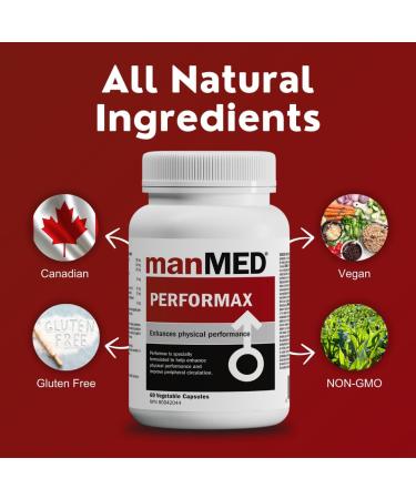 manMED Performax Men s Physical Performance Booster. Sexual Health Formula for Men. Male Enhancement. Enhanced Stamina Energy & Sex Drive. L-Arginine Maca Korean Ginseng & Tongkat Ali. 60 Count - Buy Online on GoSupps.com