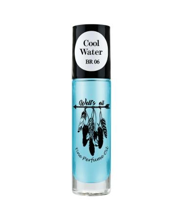 Well's Oil Roll-On Perfume Oil (Inspired by Cool Water) | Crisp Aquatic Notes | Long-Lasting | Paraben-Free | 0.33 Fl Oz / 10 ml 06. Cool Water