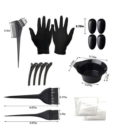 Shop Srttr 22-Piece Hair Dye Set: Complete Accessories for DIY Hair Coloring - Brushes Gloves Tanning Shell & More - Buy Online on GoSupps.com