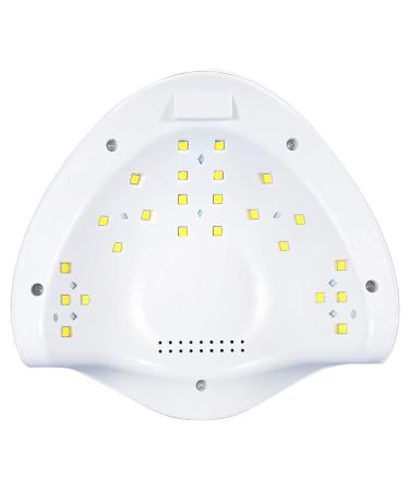 48W UV Nail Dryer Lamp - Professional Portable LED Nail Polish Dryer with Auto Time Setting for UV & LED Nails (EU220V) - Buy Online on GoSupps.com