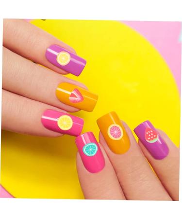 Ipetboom 5000pcs Fruit Slices Gel Nail Stickers Nail Art Fruit Slice Pops Nail Decals Nail Decor Slices Nail Decoration Nail Gel Diy Craft Slices Nails Gel Decorations Manicure - Buy Online on GoSupps.com