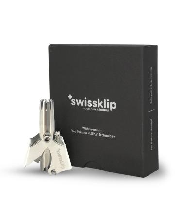 Swissklip Nose Hair Trimmer for Men I Manual Nose Hair Trimmer for Women I Stainless Steel Nose Hair Remover for Men & Women I Easy to Use Ear Hair Trimmer I Keep Your Nose Neat and Clean! - Buy Online on GoSupps.com