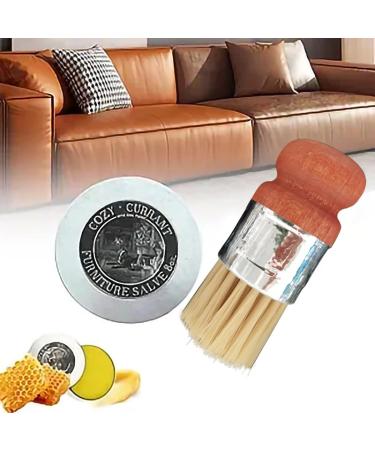 Wise Owl Furniture Salve for Leather Leather Salve for Furniture Leather Furniture Salve and Brush Wise Owl Paint Furniture Salve Leather